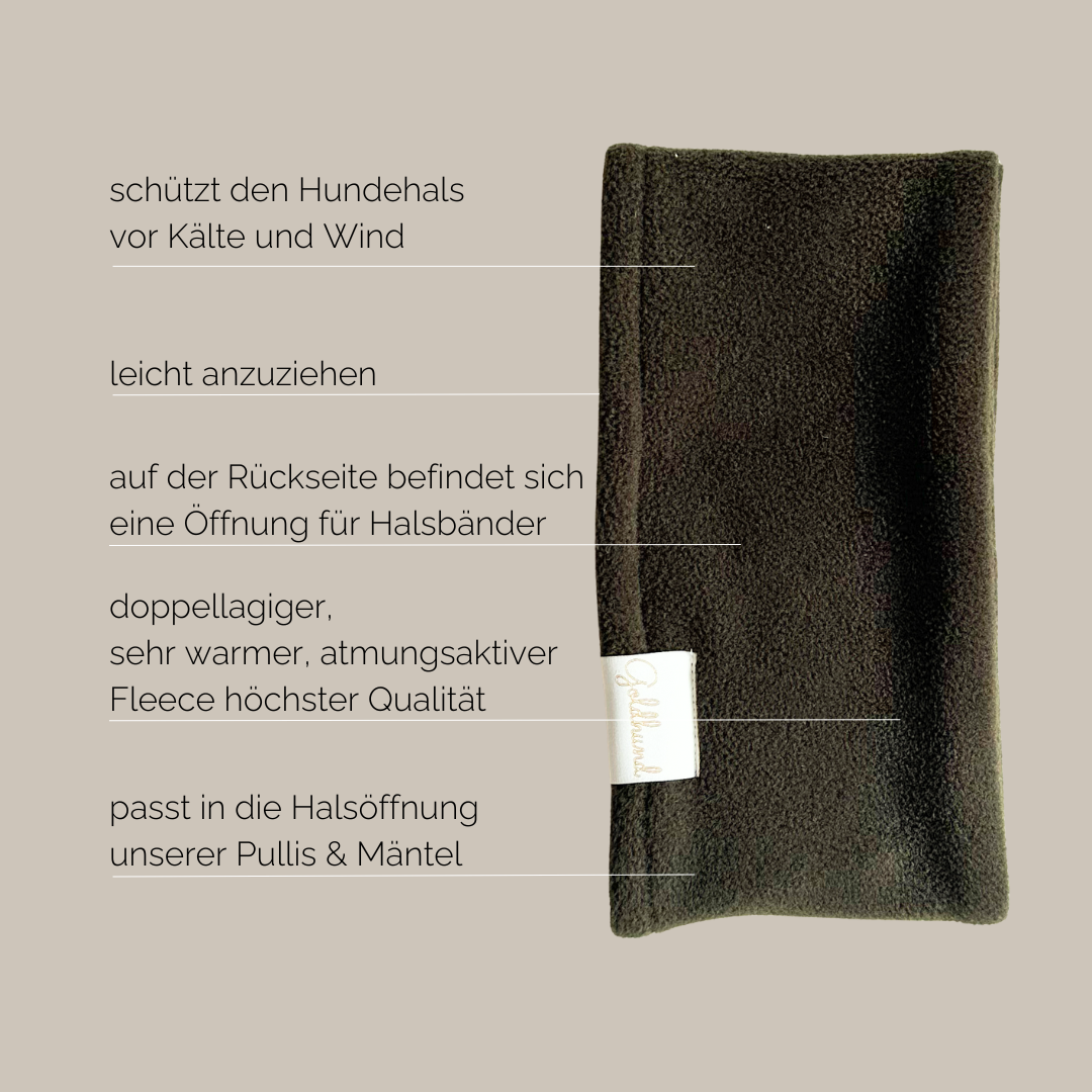 Hundeloop Fleece moosgrün