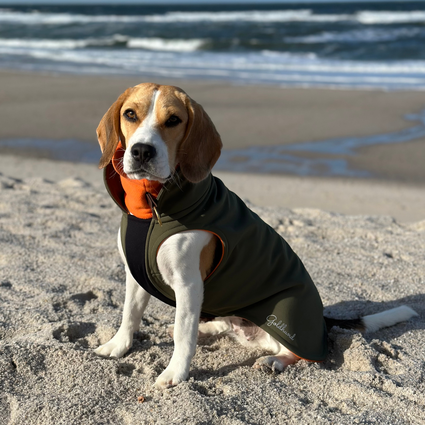 Hundeloop Fleece orange
