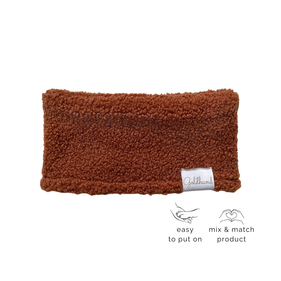 Hundeloop Teddy cognac