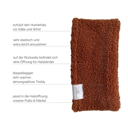 Hundeloop Teddy cognac