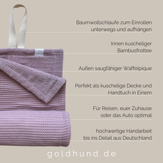 2in1 Plaid "dry" blush