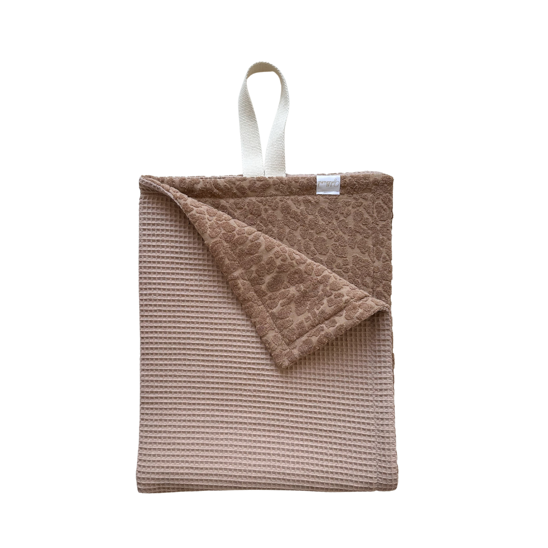 2in1 Plaid "dry" mocha mousse leo