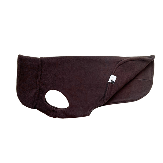 Hundepullover CosyShirt stay warm Fleece dunkelbraun