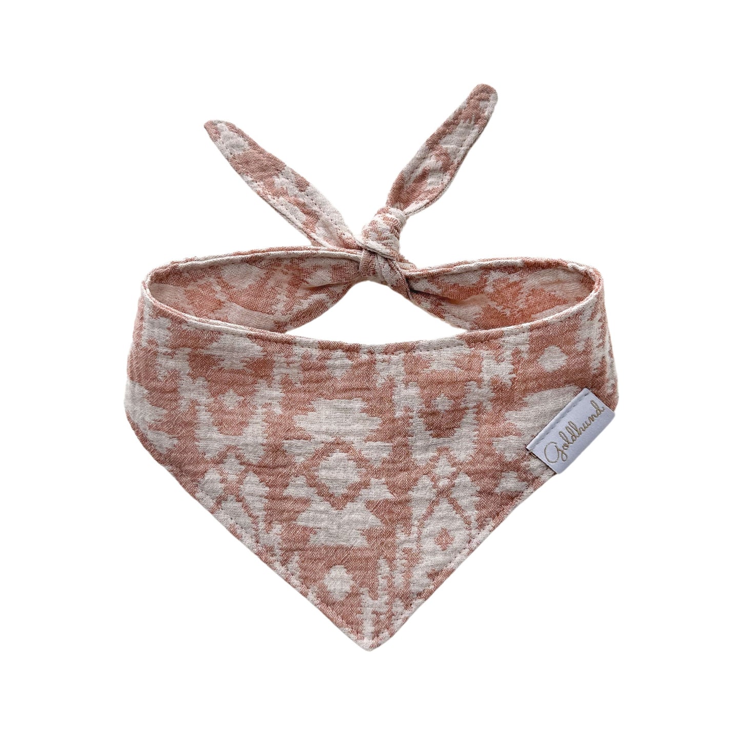 Hundehalstuch hell cognac / hellbeige