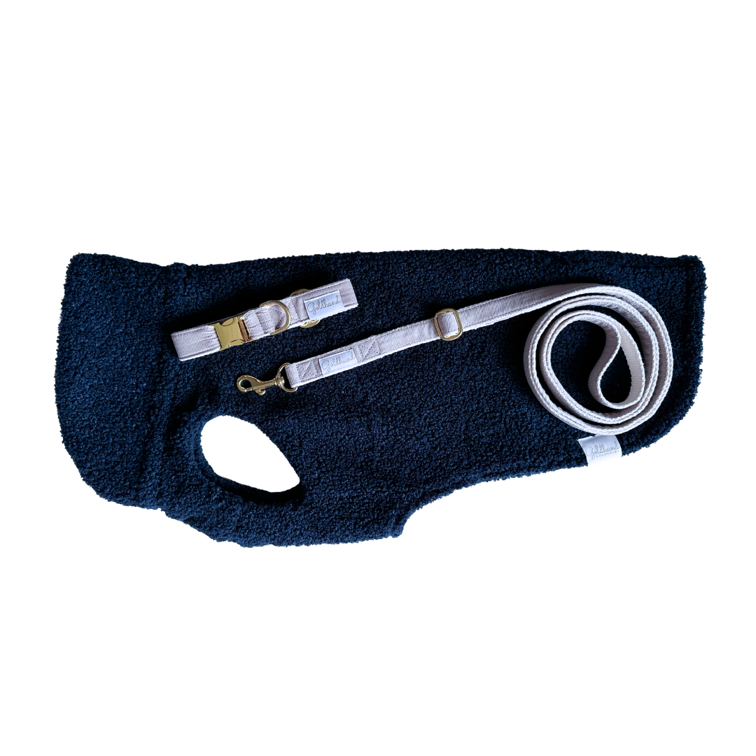 Hundepullover CosyShirt stay warm Teddy navy