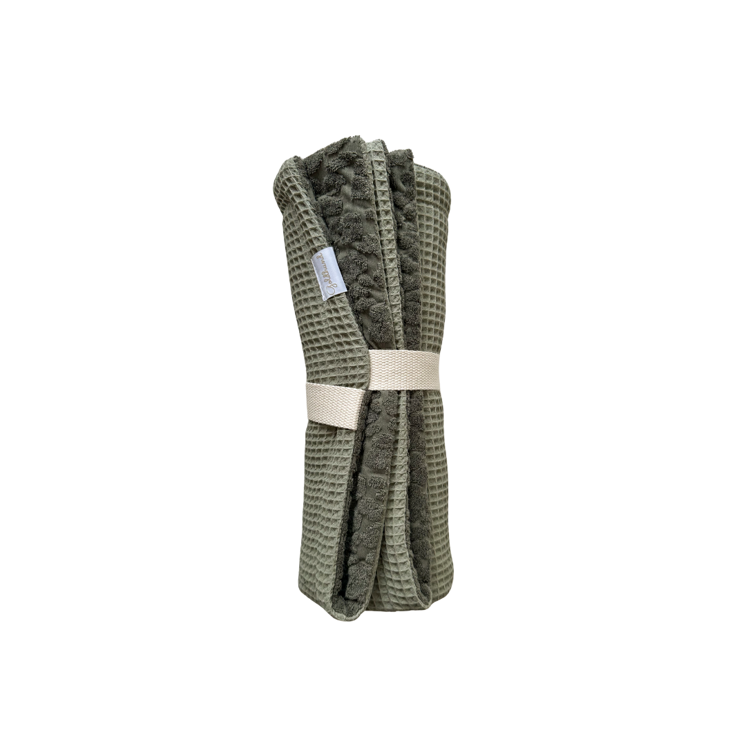 2in1 Plaid "dry" sage leo