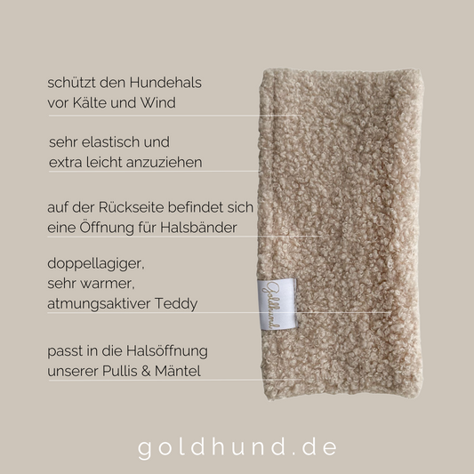 Sale Hundeloop Teddy beige Gr XS - bis HU 28cm