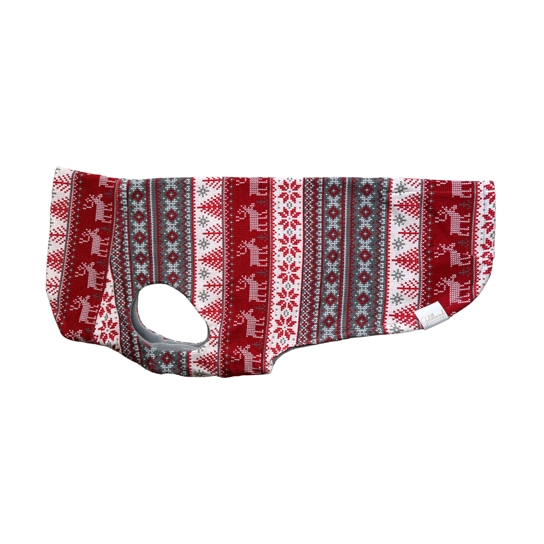 Hundepullover CosyShirt stay warm Norweger / grau