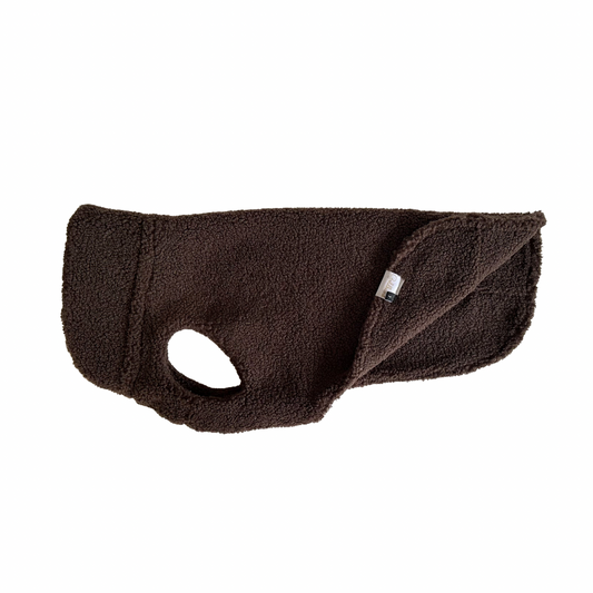 Hundepullover CosyShirt stay warm Teddy dunkelbraun