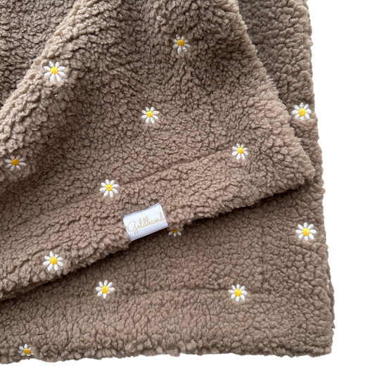 SALE Teddydecke Gänseblümchen klein