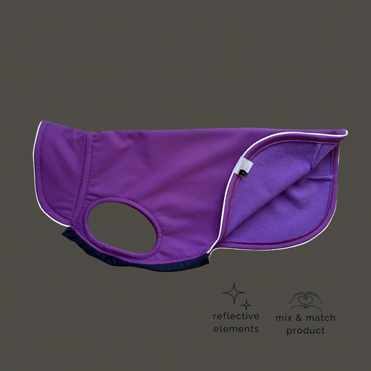 leichter Hundemantel CosyShell light lila