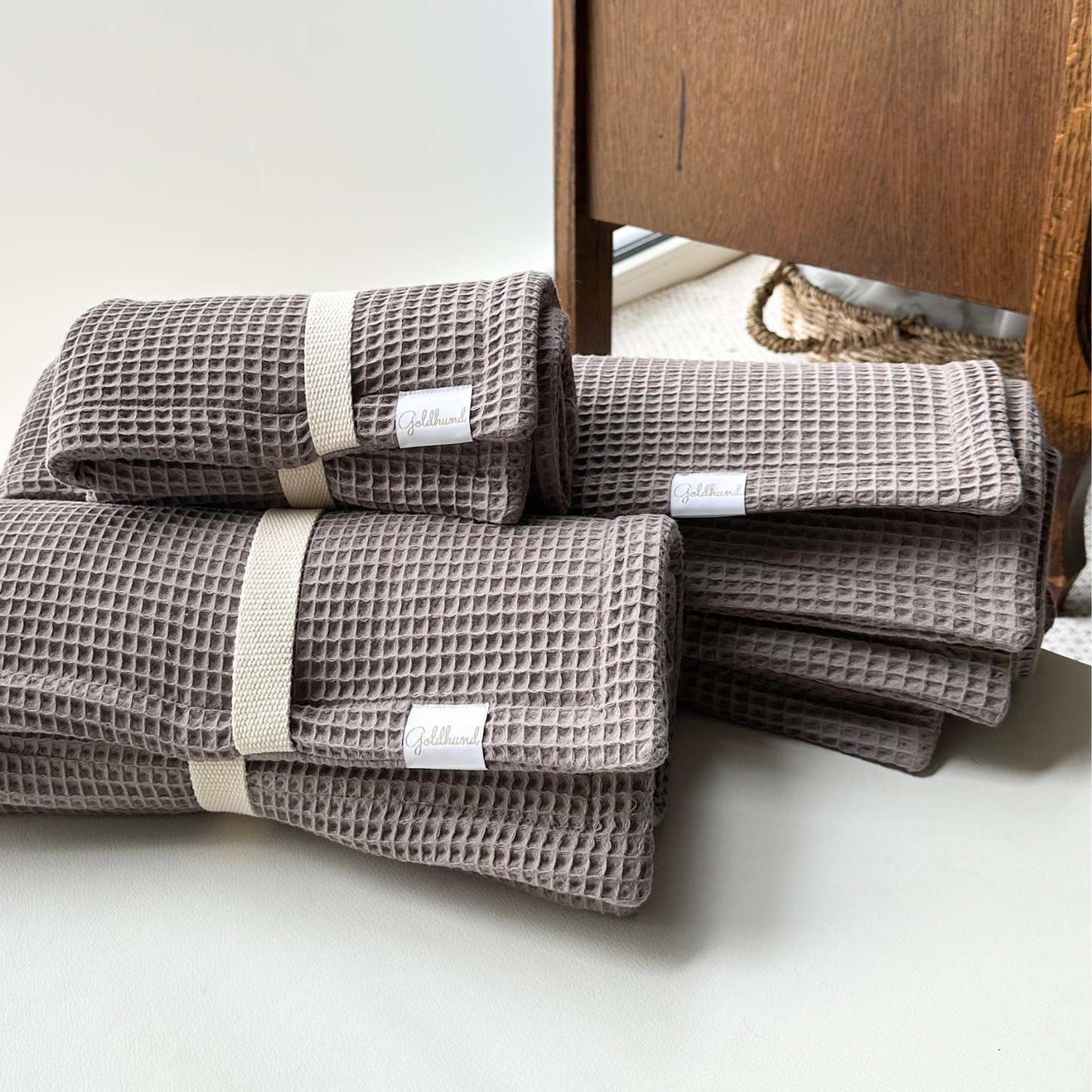 2in1 Plaid "dry" taupe