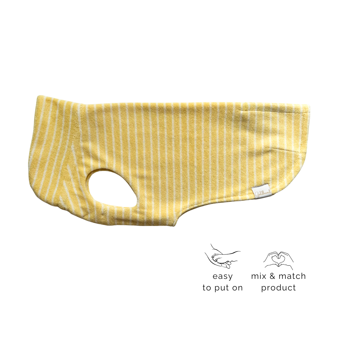 Hundebademantel CosyShirt dry lemon