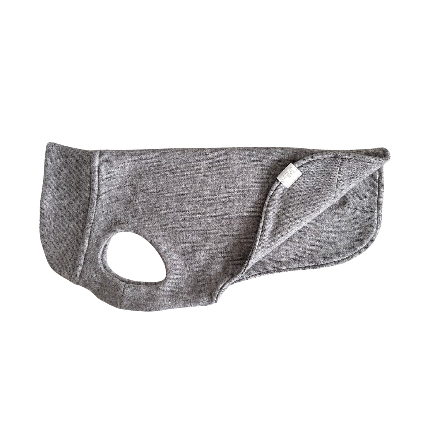 Hundepullover CosyShirt light Strick grau