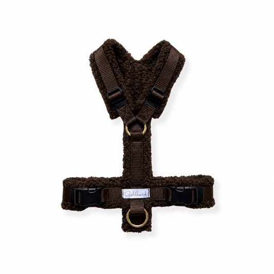Hundegeschirr PURE Teddy dunkelbraun