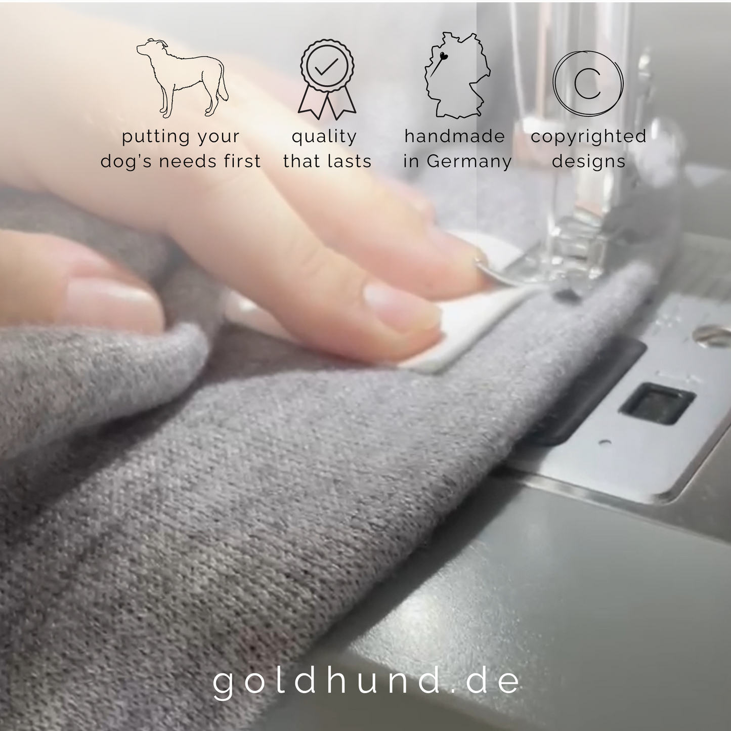 Mütze Strick zimt mit Hundepatch