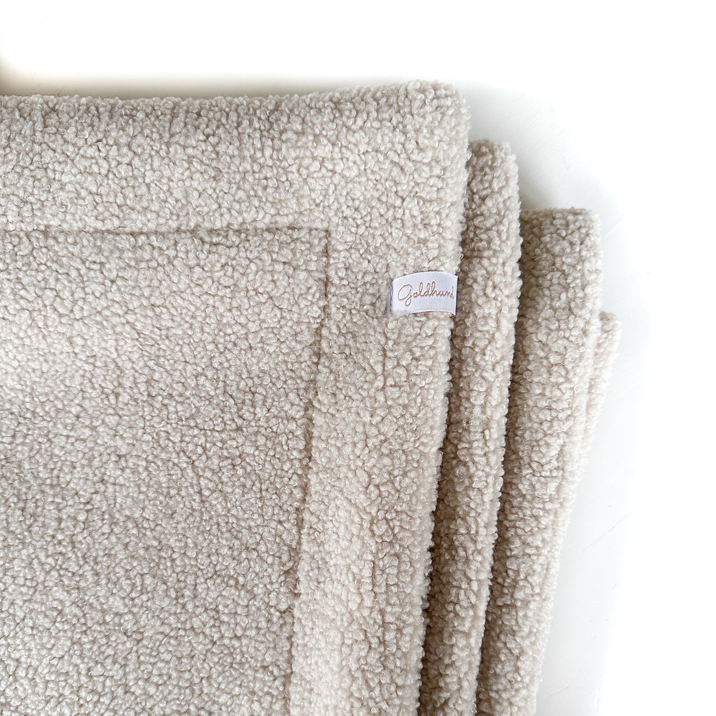 Teddydecke beige