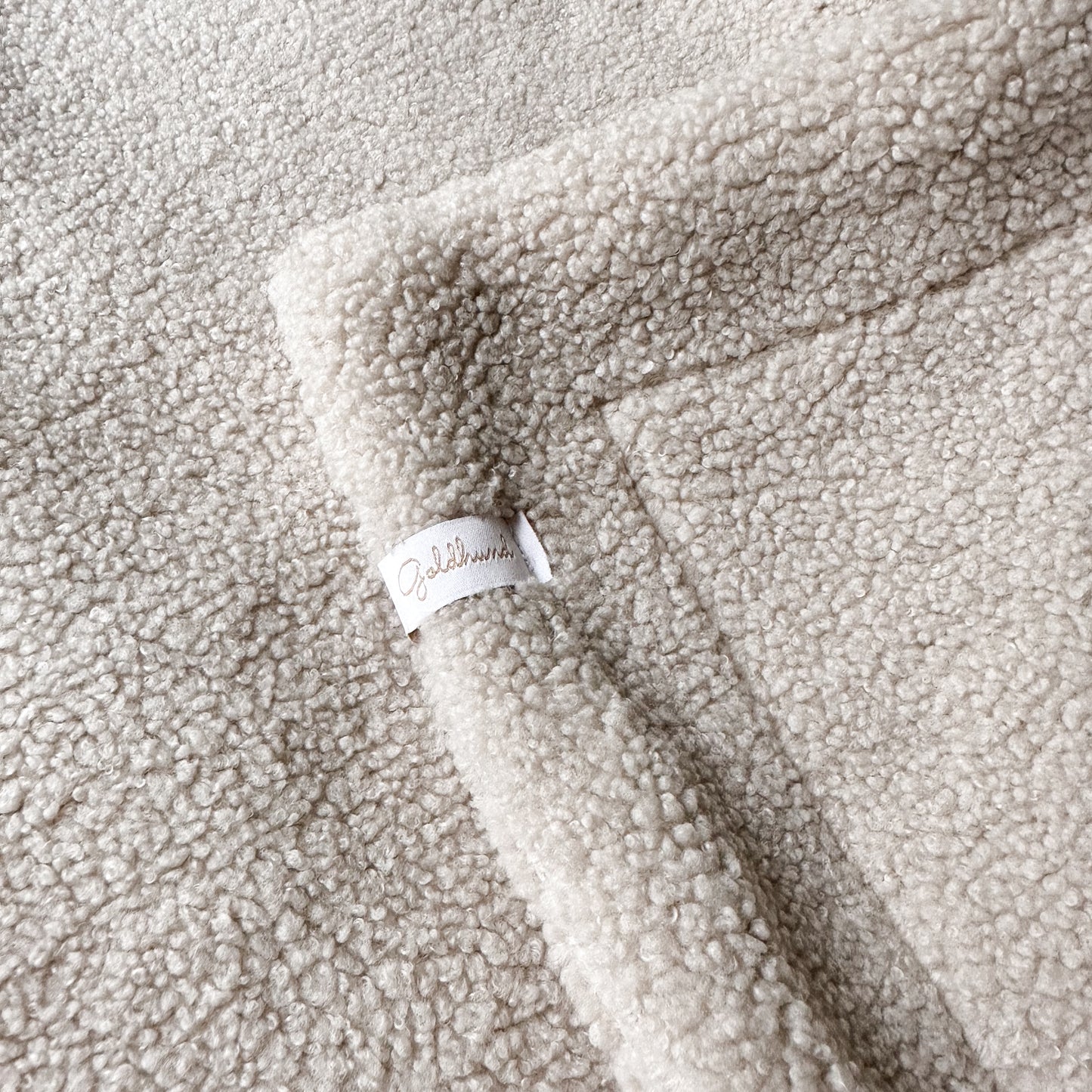 Teddydecke beige