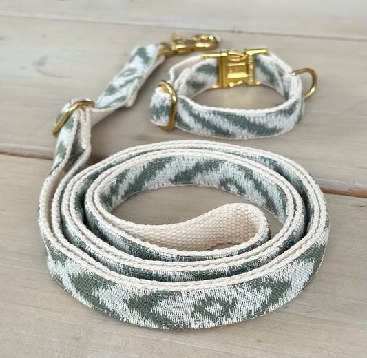 Happy paw Hundeleine - gischtgrün creme