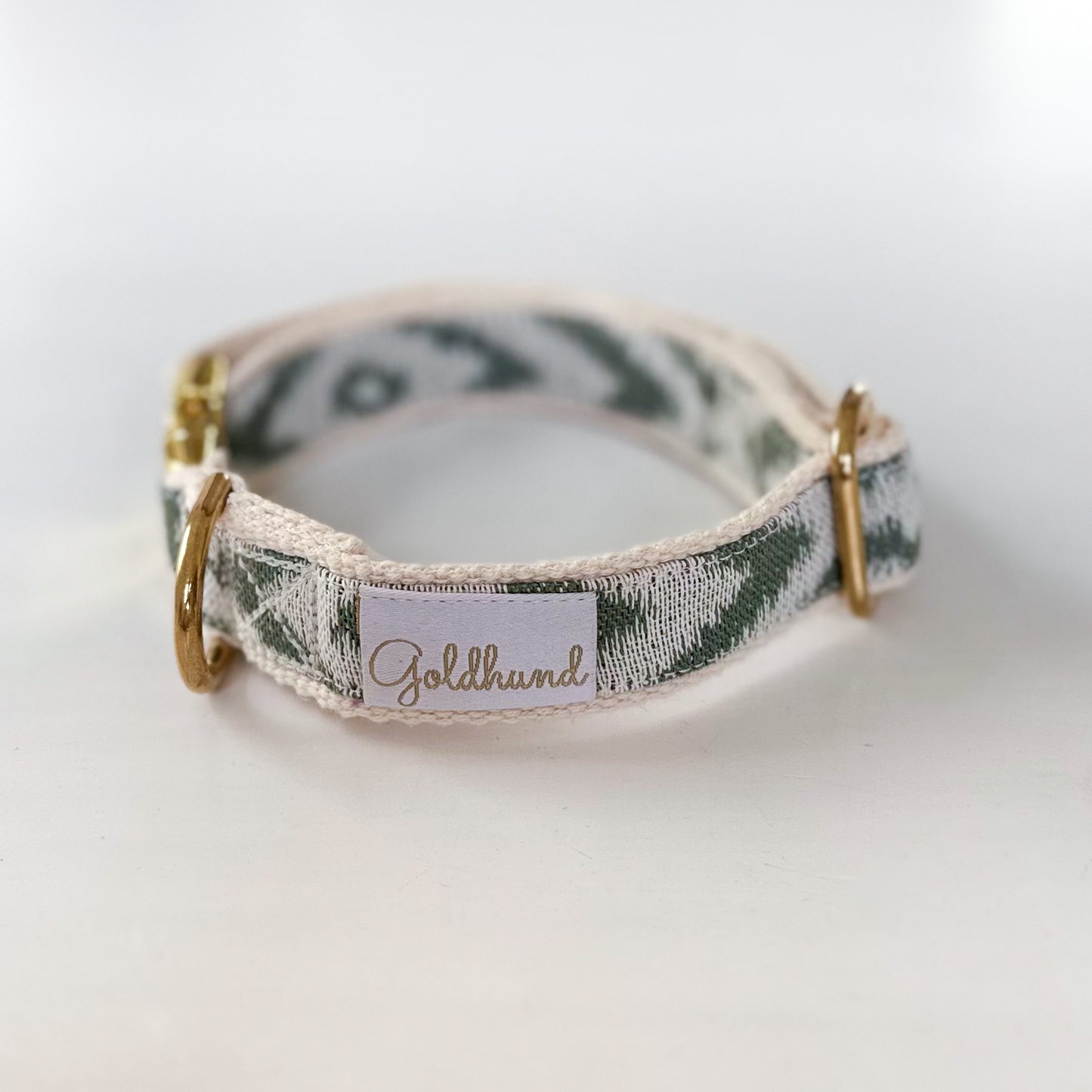 Happy paw Halsband - gischtgrün creme