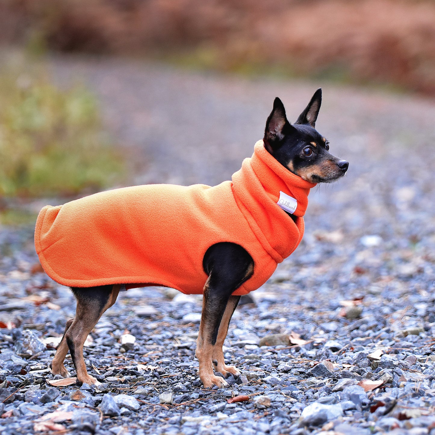 Hundeloop Fleece orange