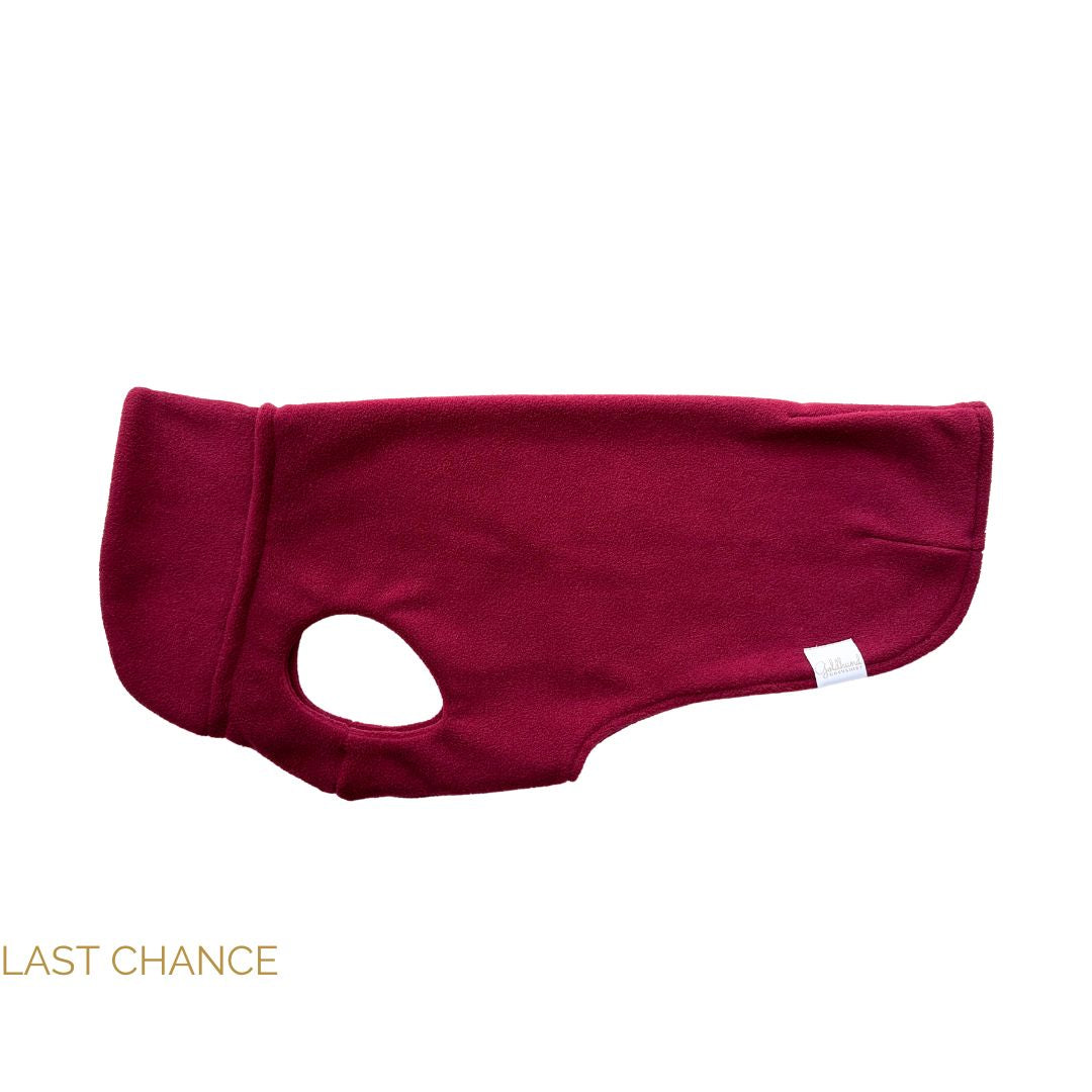 Hundepullover CosyShirt dark cherry red