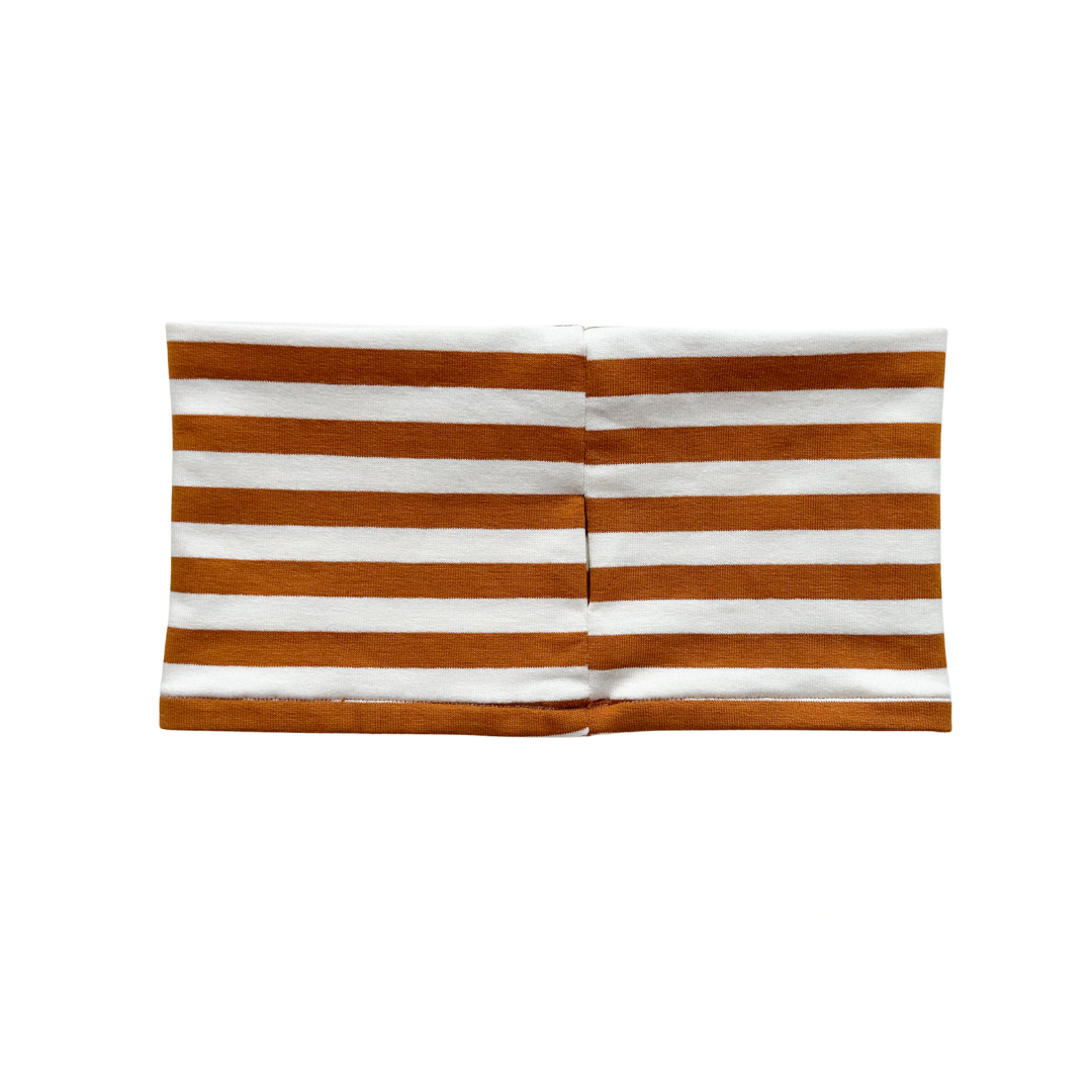 Hundeloop French Stripes cognac