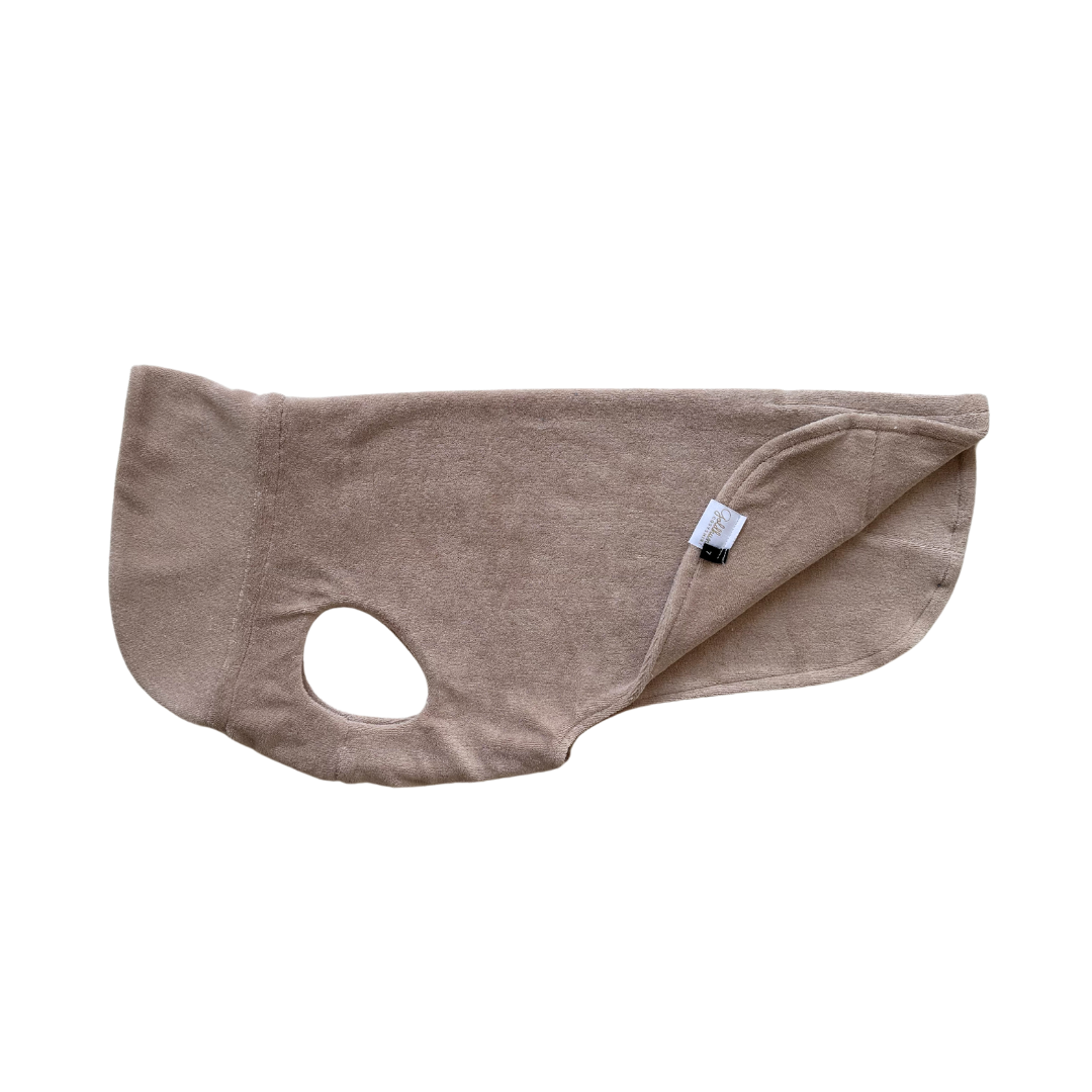 Hundebademantel CosyShirt dry mocha
