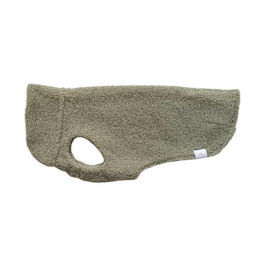 Hundepullover CosyShirt stay warm Teddy sage
