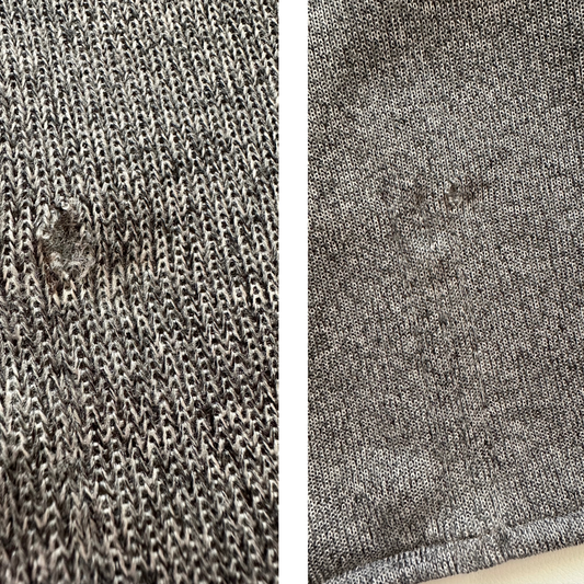 SALE Hundepullover CosyShirt stay warm taupe meliert Gr 6, Rückenlänge 40 cm