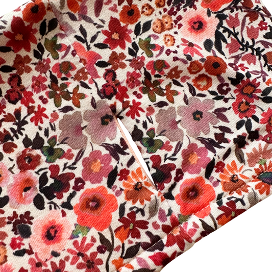 Sale Hundeloop Sweat summer bloom & peach Halsumfang bis 35-38 cm, Höhe 13,5 cm