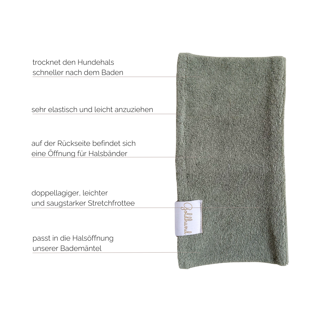 Hundeloop Frottee sage