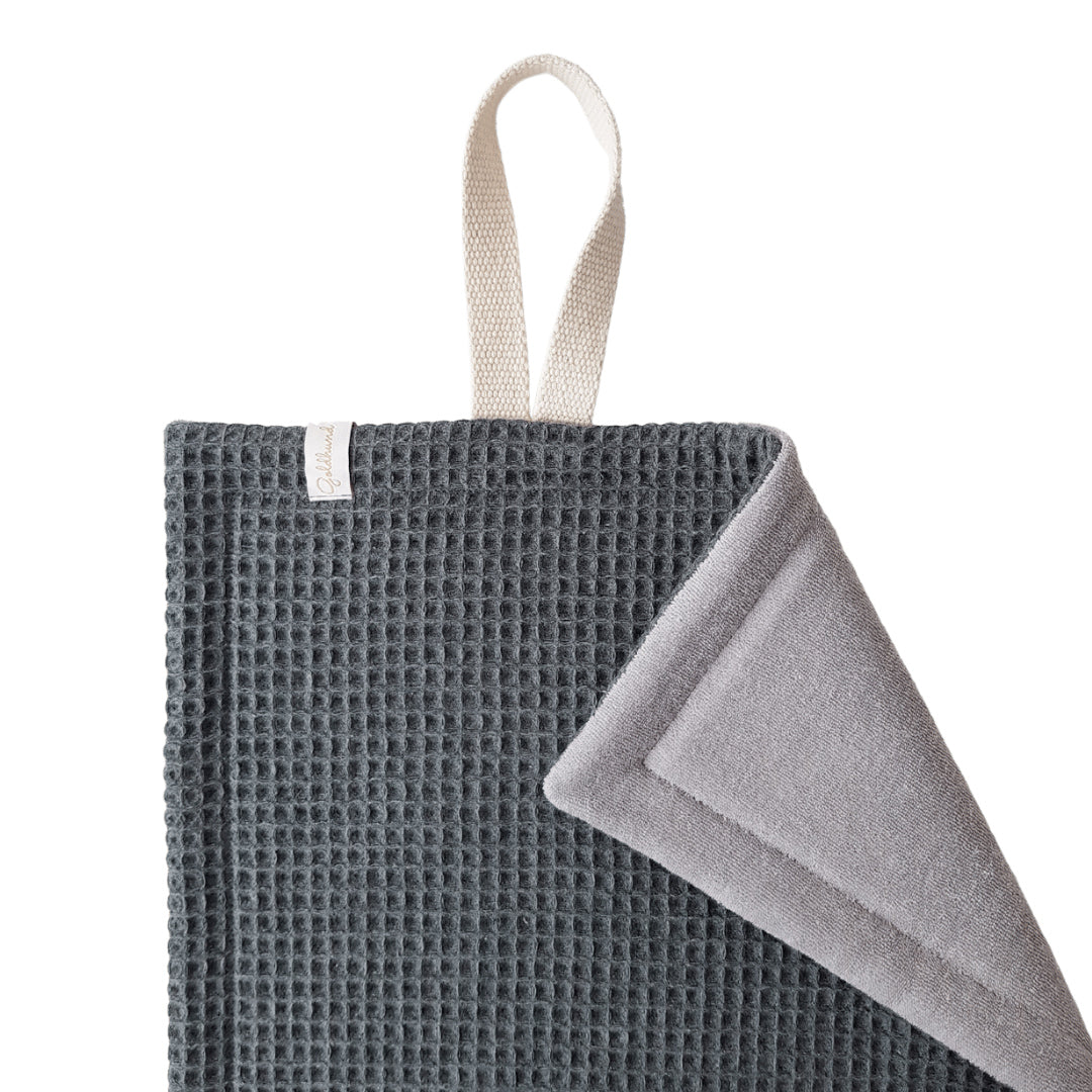 BS Pfotenhandtuch paw towel grau