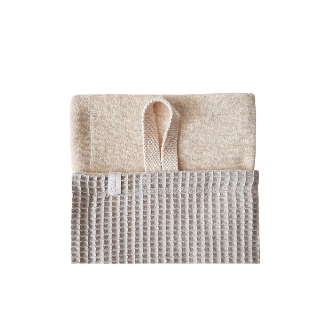Pfotenhandtuch paw towel hellbeige