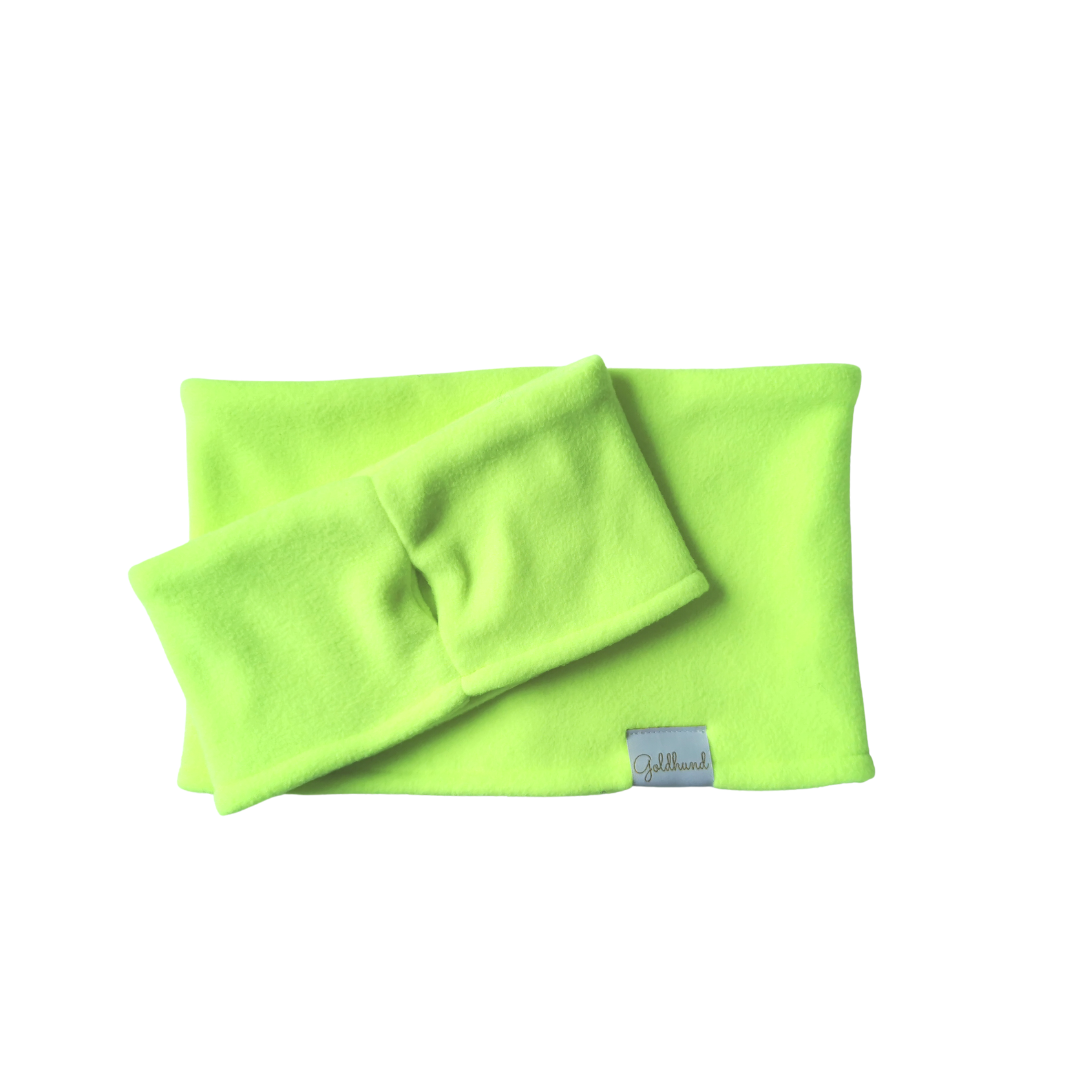 Hundeloop Fleece neongelb