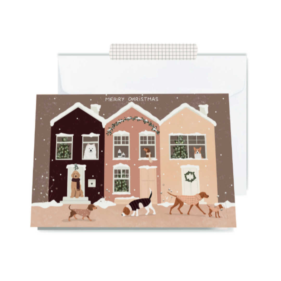 "Happy Howlidays" Klappkarte