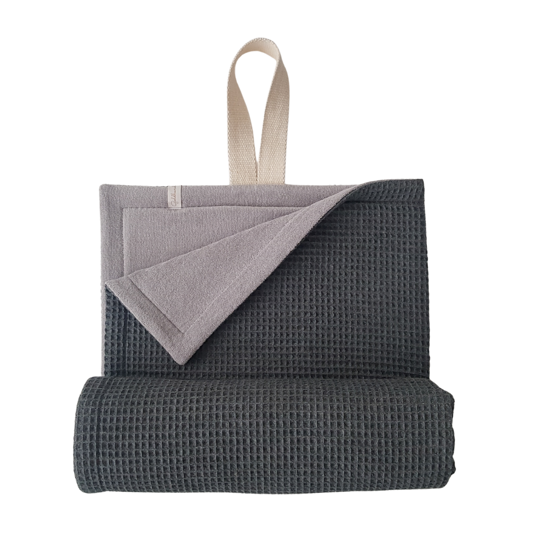2in1 Plaid "dry" grau