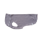 leichtes Hundeshirt CosyShirt light French Terry Stripes dark plum