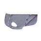 leichtes Hundeshirt CosyShirt light French Terry Stripes dark plum
