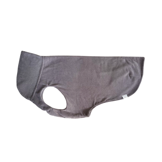 SALE Hundebademantel CosyShirt dry quiet purple Gr 14 Rückenlänge 69 cm