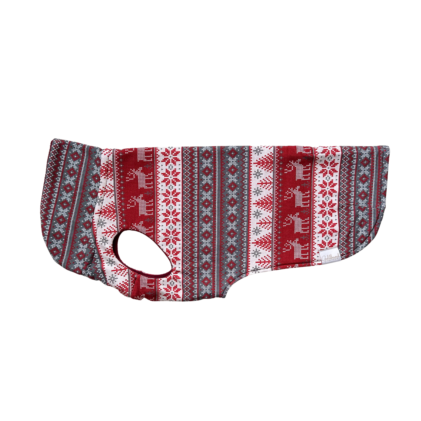 Hundepullover CosyShirt stay warm Norweger / bordeaux