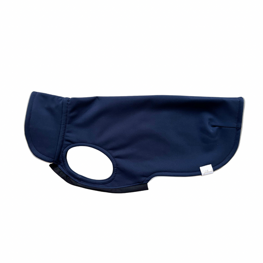 leichter Hundemantel CosyShell light dunkelblau