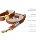 Happy paw Hundeleine - Cord cognac