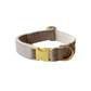 Happy paw Halsband - Cord sand