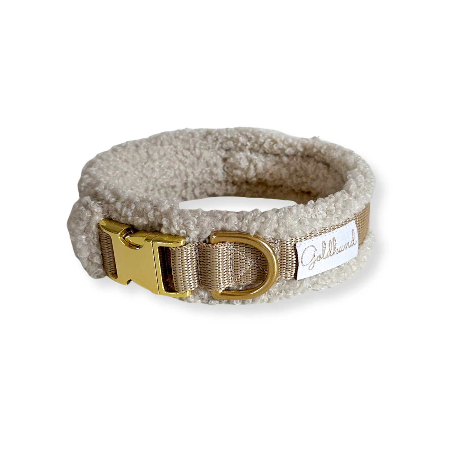 Teddy Halsband beige