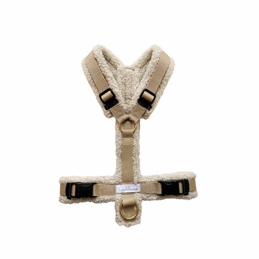 Hundegeschirr Teddy beige