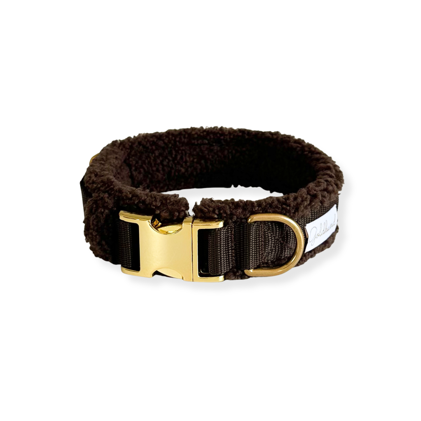 Hundehalsband Teddy dunkelbraun