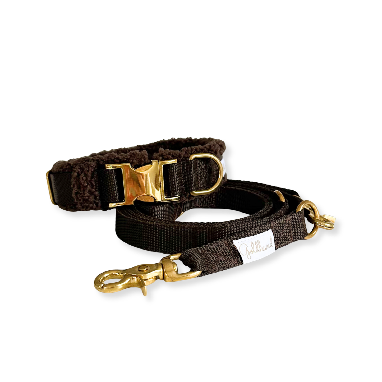Hundehalsband Teddy dunkelbraun