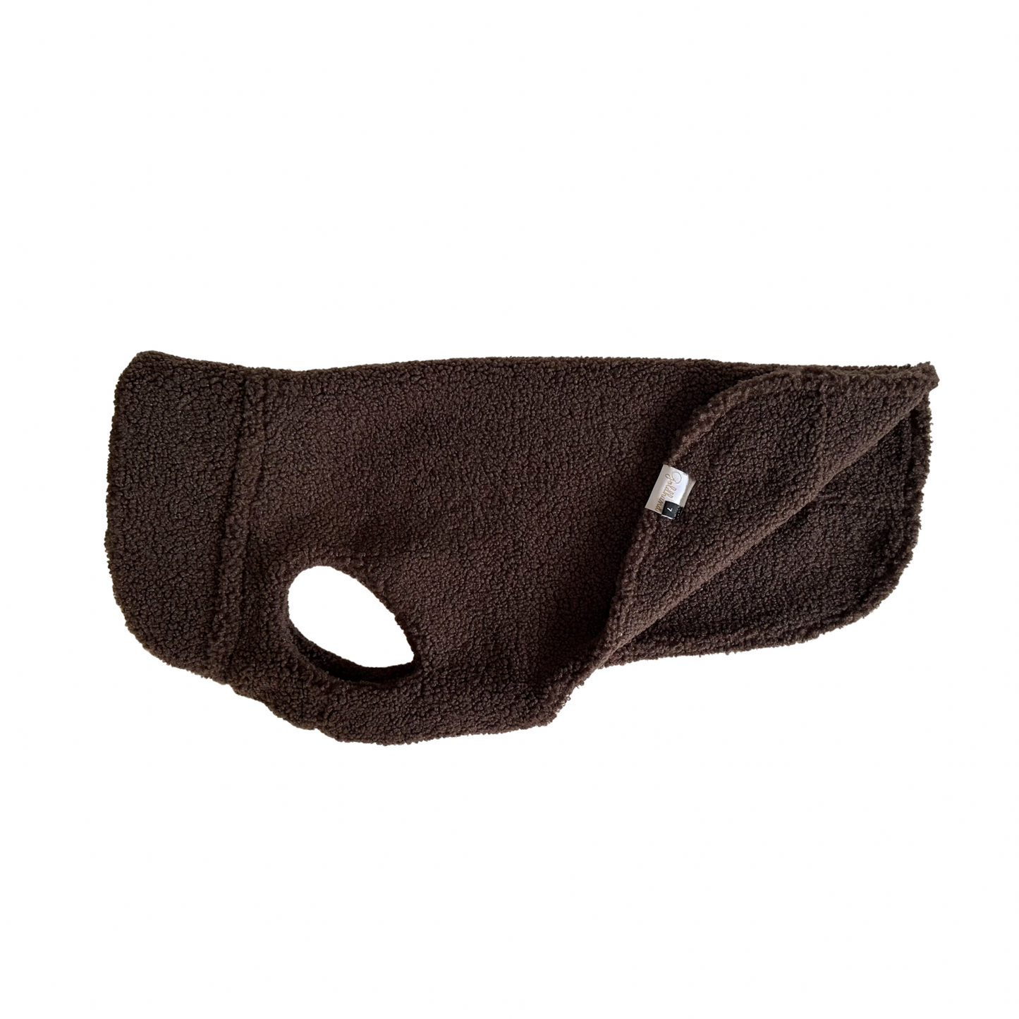 Hundepullover CosyShirt stay warm Teddy dunkelbraun