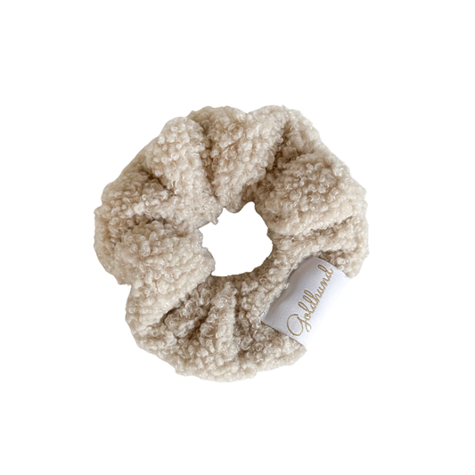 Scrunchie Teddy beige